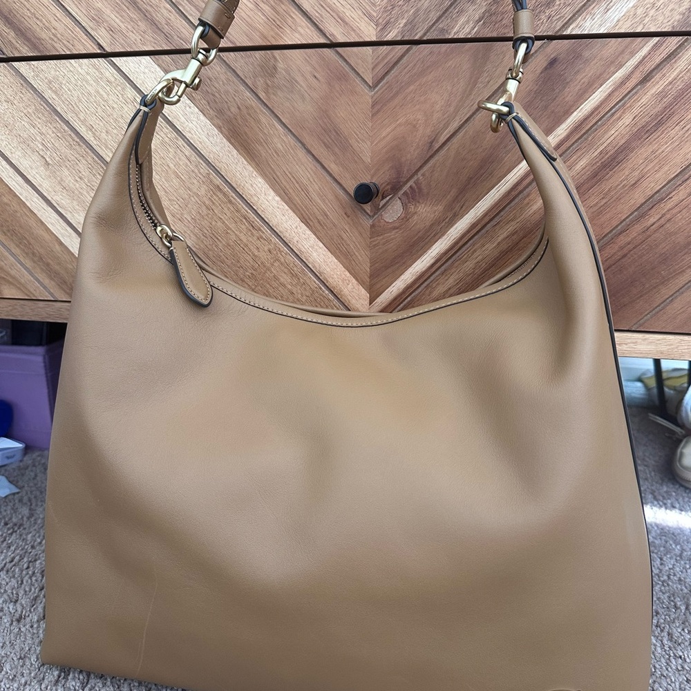 Coach Juliet 38 Honey brown Leather Hobo Bag - Picture 5 of 13